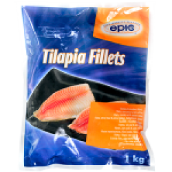 Tilapiafilets 140-200gr. 1kg.