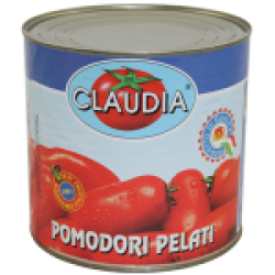 Gepelde tomaten Claudia 2,5kg.