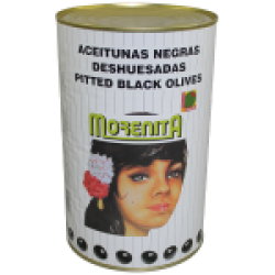 Olijven Zwart ontpit Morenita 4kg.