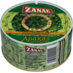 Groene Erwten in olie Zanae 280gr.