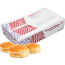 Hamburger Bun Sesam 16x75gr.Kamstra