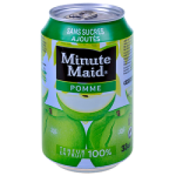 Appelsap Min.maid blik 24x33cl.