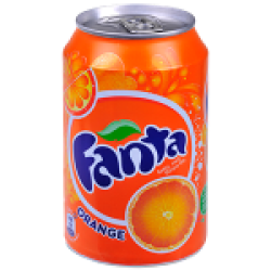 Fanta orange Blik 24x33cl. NL
