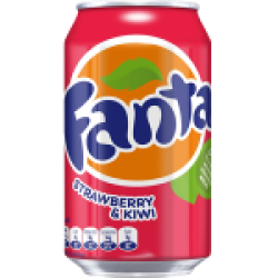 Fanta Strawberry + Kiwi 24x33cl.