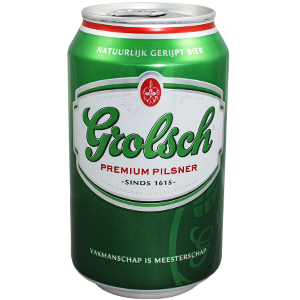 Grolsch bier blik 24x33cl.