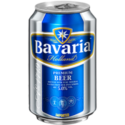 Bavaria bier blik 24x33cl.