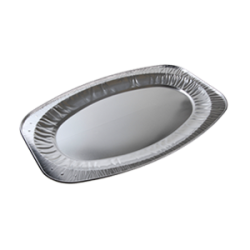 Alum-schalen ovaal C33cm.100st.