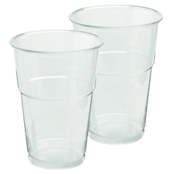 Bierbekers 200cc PP transp. 100st.