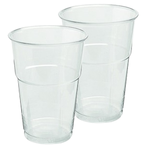 Bierbekers 200cc PP transp. 100st.