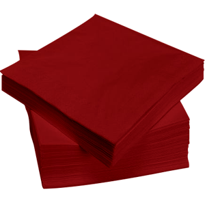 Servetten 2lgs 33x33 bordeaux 250st