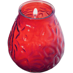 Bonfire Kaarsglas Bistro Rood 12st.