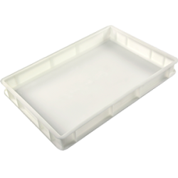 Plastic Rijsbak Wit 60x40x10cm