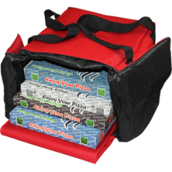 Thermo Pizzatas Rood 33cm a 4 dozen