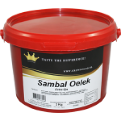 Sambal fijn Crown Food 3kg.