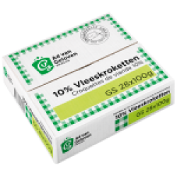 Vleeskroket A.V.G.10% 28x100gr.