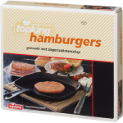 Hamburger Rund Topking 30x100gr.