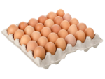 Eieren bruin Klasse 1 maat L 30st