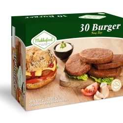 Hamburger rund 30x100gr Mekkafood