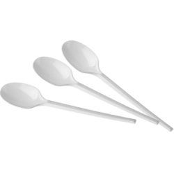 Plastic lepels 17,5cm. 100st.