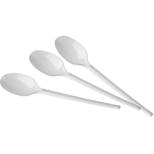 Plastic lepels 17,5cm. 100st.